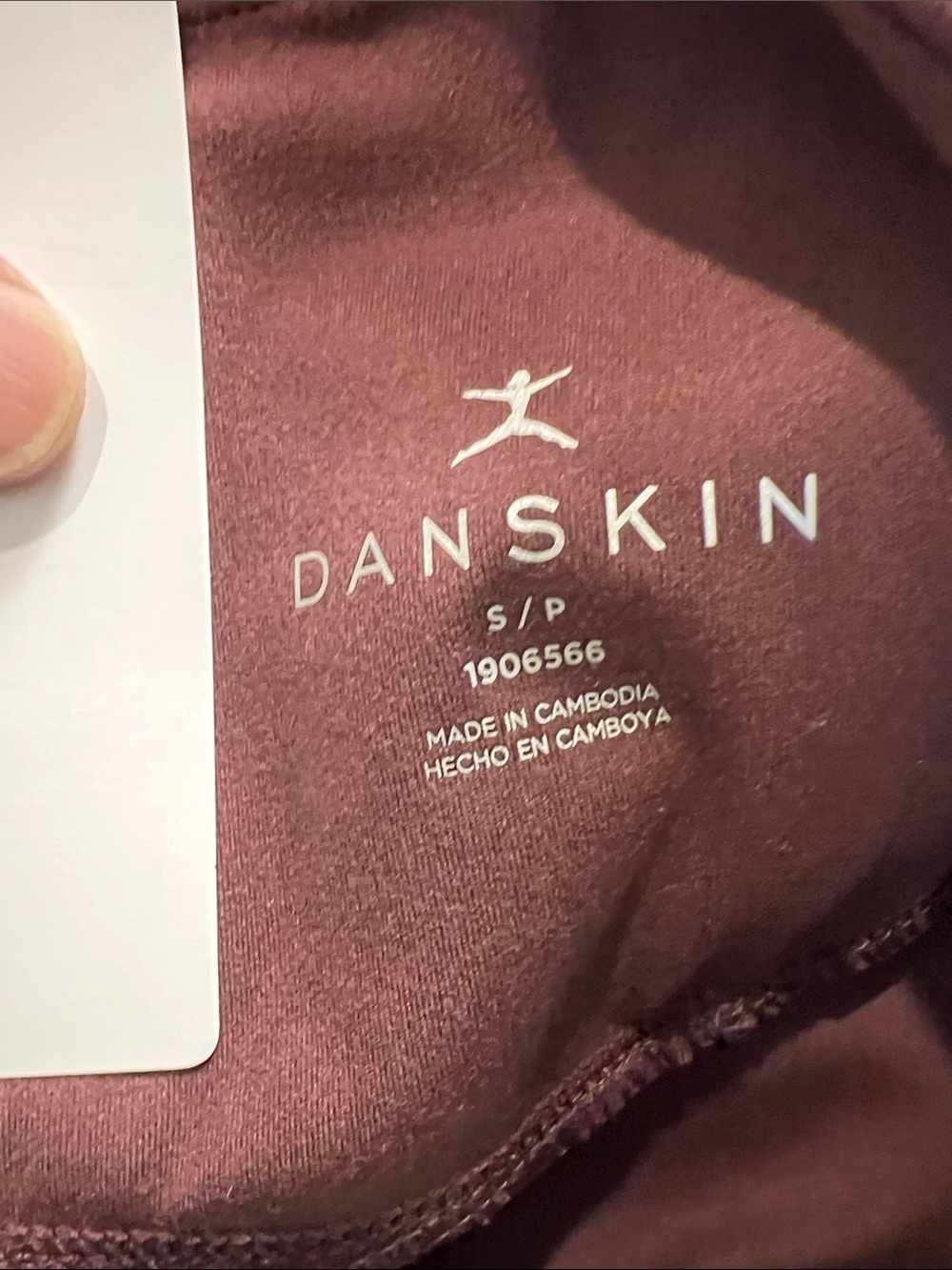 Danskin Women’s Wine High-Rise Workout Leggings Size S - Picture 11 of 11
